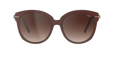 Silhouette Cap D'ail 3194/75 6130 Occhiali Da Sole Marroni Per Donna In Animal Print