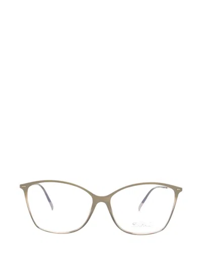 Silhouette Cat-eye Glasses In Brown