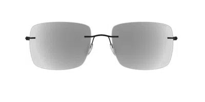 Silhouette Chesterman Senza Montatura 8752/75 9040 Occhiali Da Sole Neri Per Uomo In Gray