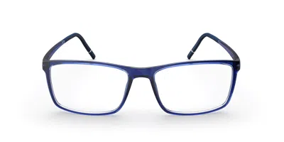Silhouette Chiari Sky Fullrim 2972/75 4510 Occhiali Da Vista Blu Per Uomo (solo Montatura)