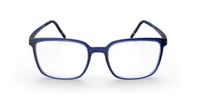 Silhouette Chiari Sky Fullrim 2973/75 4510 Occhiali Da Vista Blu Per Uomo (solo Montatura)