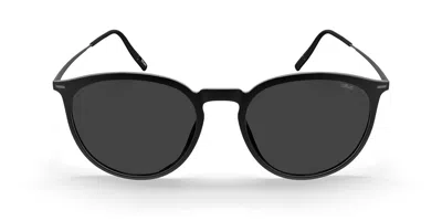 Silhouette Coronado Fullrim 4087/75 Polarized 9060 Occhiali Da Sole Neri Per Uomo In Black