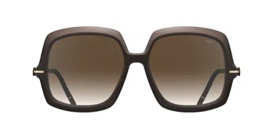 Silhouette Dora Two 3199/75 6130 Occhiali Da Sole Marroni Per Uomo In Blue