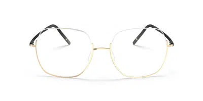 Silhouette Dynamic Dawn 4566/75 7580 Occhiali Da Vista Oro Per Donna (solo Montatura) In Gold