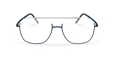 Silhouette Dynamic Dawn 5570/75 4580 Occhiali Da Vista Blu Per Uomo (solo Montatura)