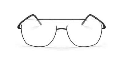 Silhouette Dynamic Dawn 5570/75 9040 Occhiali Da Vista Neri Per Uomo (solo Montatura) In Black