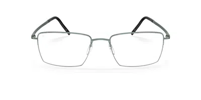 Silhouette Dynamic Dawn 5583/75 5040 Occhiali Da Vista Verdi Per Uomo (solo Montatura)