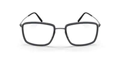 Silhouette Dynamics Colorwave Contour Fullrim 5580/75 6560 Occhiali Da Vista Argentati Per Donna (solo Montatur