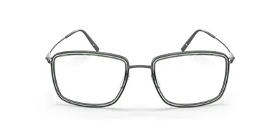 Silhouette Dynamics Colorwave Contour Fullrim 5580/75 7100 Occhiali Da Vista Argentati Per Donna (solo Montatur