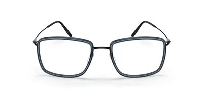 Silhouette Dynamics Colorwave Contour Fullrim 5580/75 9140 Occhiali Da Vista Blu Per Donna (solo Montatura)