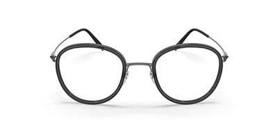 Silhouette Dynamics Colorwave Contour Fullrim 5581/75 6560 Occhiali Da Vista Argentati Per Donna (solo Montatur