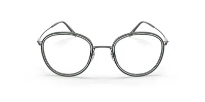 Silhouette Dynamics Colorwave Contour Fullrim 5581/75 7100 Occhiali Da Vista Argentati Per Donna (solo Montatur