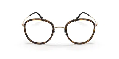 Silhouette Dynamics Colorwave Contour Fullrim 5581/75 7530 Occhiali Da Vista Oro Per Donna (solo Montatura)