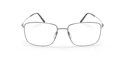 Silhouette Dynamics Colorwave Fullrim 5576/75 7100 Occhiali Da Vista Argentati Per Uomo (solo Montatura)