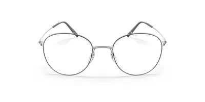 Silhouette Dynamics Colorwave Fullrim 5577/75 7100 Occhiali Da Vista Argentati Per Uomo (solo Montatura)
