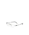 Silhouette Frameless Flat Mirror In White