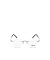 Silhouette Geometrically Framed Flat Mirror In White