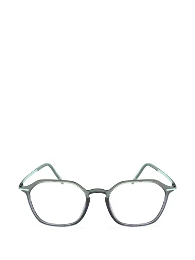 Silhouette Geometric-frame Glasses In Gray