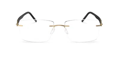Silhouette Identity Chassis Senza Montatura 5535/70 7520 Occhiali Da Vista Oro Per Uomo (solo Montatura) In Multi