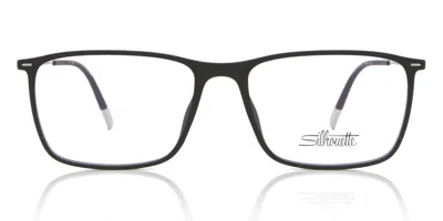 Silhouette Illusion Lite 2944/75 Men's Glasses, Black, Size 55