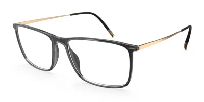 Silhouette Illusion Lite 2944/75 Men's Glasses, Grey, Size 55 In Gray