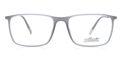 Silhouette Illusion Lite 2944/75 Men's Glasses, Grey, Size 55 In Gray