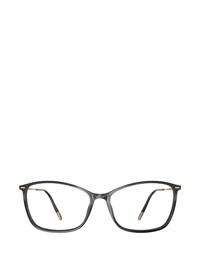 Silhouette Illusion Lite Cat-eye Glasses In Black