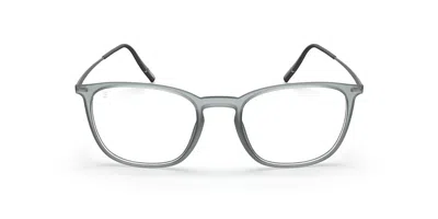 Silhouette Illusion Lite Fullrim 2962/75 6840 Occhiali Da Vista Grigi Per Uomo (solo Montatura)