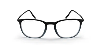 Silhouette Illusion Lite Fullrim 2962/75 9440 Occhiali Da Vista Blu Per Uomo (solo Montatura)