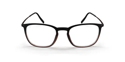 Silhouette Illusion Lite Fullrim 2962/75 M140 Occhiali Da Vista Marroni Per Uomo (solo Montatura)