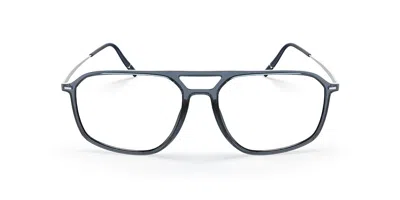 Silhouette Illusion Lite Fullrim 2969/75 4610 Occhiali Da Vista Blu Per Uomo (solo Montatura)