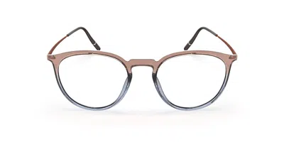 Silhouette Illusion Lite Fullrim 2970/75 M440 Occhiali Da Vista Marroni Per Uomo (solo Montatura)