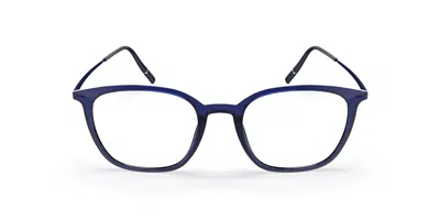 Silhouette Illusion Lite Fullrim 2971/75 4640 Occhiali Da Vista Blu Per Uomo (solo Montatura)