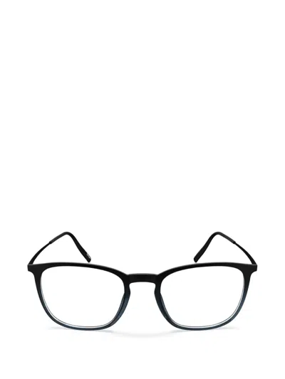 Silhouette Illusion Lite Square-frame Glasses In Black