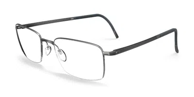 Silhouette Illusion Nylor 5560/75 Men's Glasses, Grey, Size 52 In Gray
