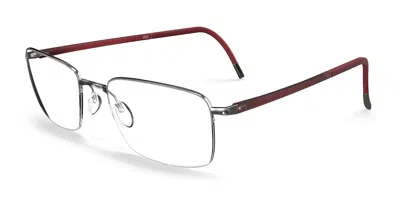 Silhouette Illusion Nylor 5560/75 Men's Glasses, Red, Size 52