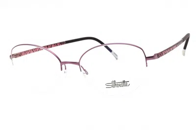 Silhouette Illusionnylor456075 Eyeglasses In Purple