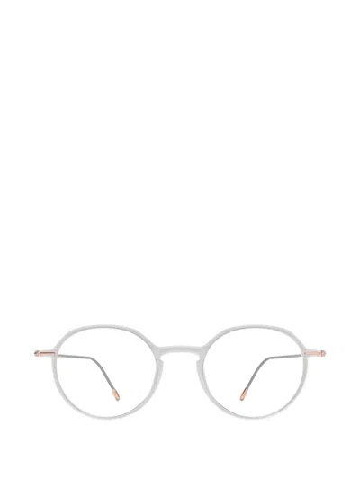Silhouette Lite Spirit Round-frame Glasses In Gray
