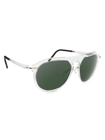 Silhouette Men's Infinity Antibes 58mm Aviator Sunglasses In Green