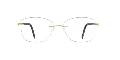 Silhouette Momentum Demo Senza Montatura 5529/aw 5640 Occhiali Da Vista Oro Per Donna (solo Montatura) In Green