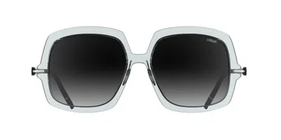 Silhouette Montamer 3197/75 6500 Occhiali Da Sole Argentati Per Uomo In Brown