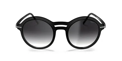 Silhouette Mougins Fullrim 4084/75 9010 Occhiali Da Sole Neri Per Uomo In Black