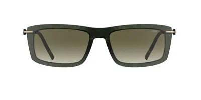 Silhouette Nonza 4091/75 5530 Occhiali Da Sole Verdi Per Uomo In Green