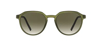 Silhouette Parlee 4090/75 5630 Occhiali Da Sole Verdi Per Uomo