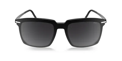 Silhouette Per Uomoton Fullrim 4082/75 Polarized 9110 Occhiali Da Sole Neri Per Uomo In Black