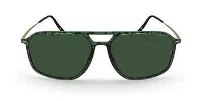 Silhouette Pinnacles Fullrim 4085/75 5530 Occhiali Da Sole Verdi Per Uomo