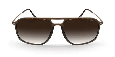 Silhouette Pinnacles Fullrim 4085/75 6030 Occhiali Da Sole Marroni Per Uomo