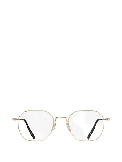 Silhouette Pure Visionary Geometric-frame Glasses In Gold