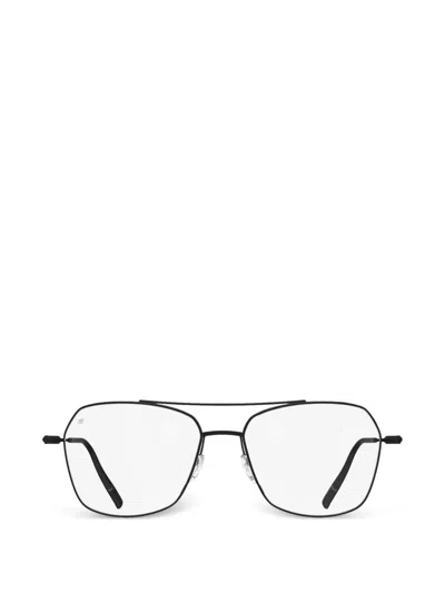 Silhouette Pure Visionary Pilot-frame Glasses In Black