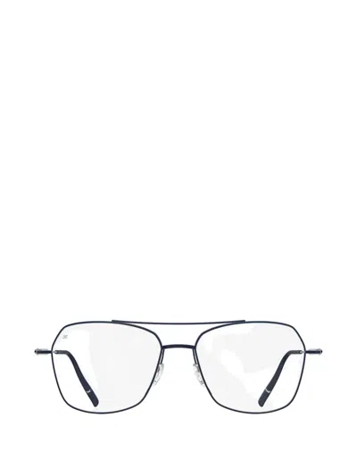 Silhouette Pure Visionary Pilot-frame Glasses In Blue
